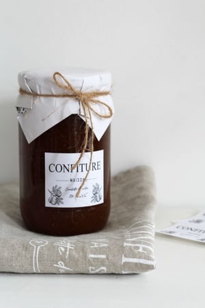 Image of Torchon en lin naturel 100% lin 