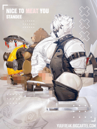 Image 4 of  [PRE-ORDER] Nice To MEAT You Standee - ZZZ - Lycaon, Ben Bigger, Pan Yinhu
