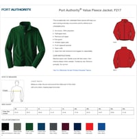 Image 2 of Eastlawn Elementary Embroidered Fleece Jacket