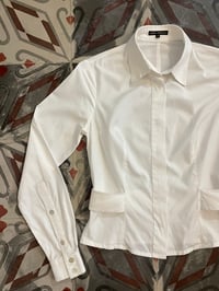 Image 5 of Amaya Arzuaga early 00s zippered strap shirt