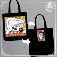 [DELTARUNE] tote bag- TV TIME! - Mr. Tenna and Big Shot (Spamton)