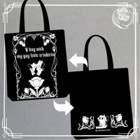 [Original Character] tote bag- A bag with my gay little trinkets - Ven the Vendor