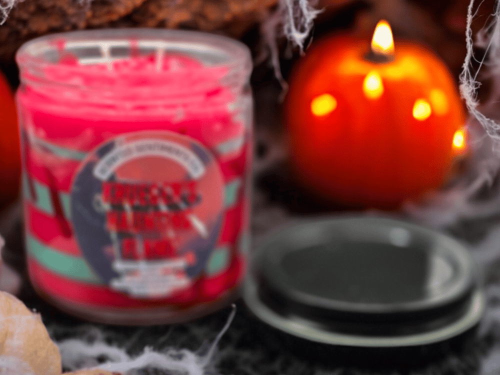 Image of Halloween Candle| Soy Wax Candle| Toasted Pumpkin Spice| Krueger's Haunting Flame| Slasher Horror