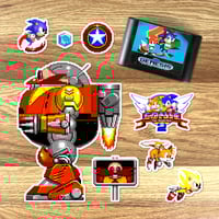 Image 2 of Sonic the Hedgehog 2 Sticker Set (60 Pieces)