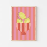 Image 1 of Bowl of Lemons Art Print