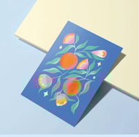 Image 2 of Flowers and Fruit A6 Art Card