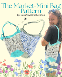Image 1 of The Market-Mini Bag Crochet Pattern