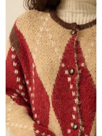 Image 8 of Argyle Pocket Cardi