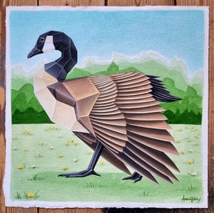Image of "Guardian" original painting on paper