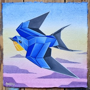 Image of "Homeward Bound" original painting on paper