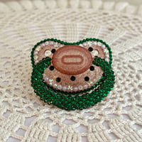 Image 2 of Watermelon Gaza Fundraiser Adult Pacifier and Kandi Set