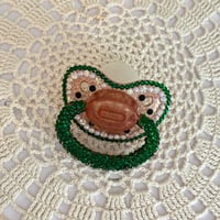 Image 4 of Watermelon Gaza Fundraiser Adult Pacifier and Kandi Set