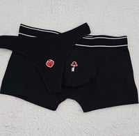Image 1 of Key Boxers and Padlock Thong matching set