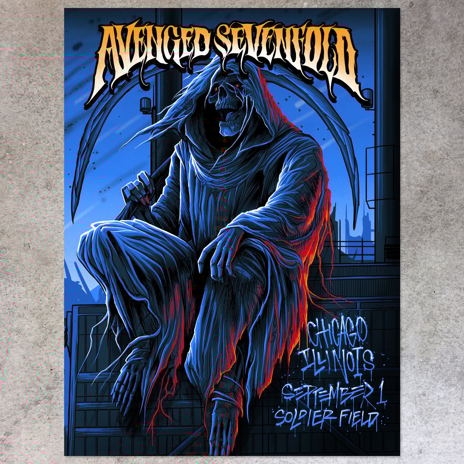 F4D Studios — Avenged Sevenfold Chicago Posters