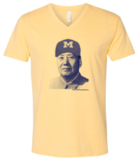 Image 1 of Limited Edition - "Mao-chigan" v-neck T-shirt - Large Face