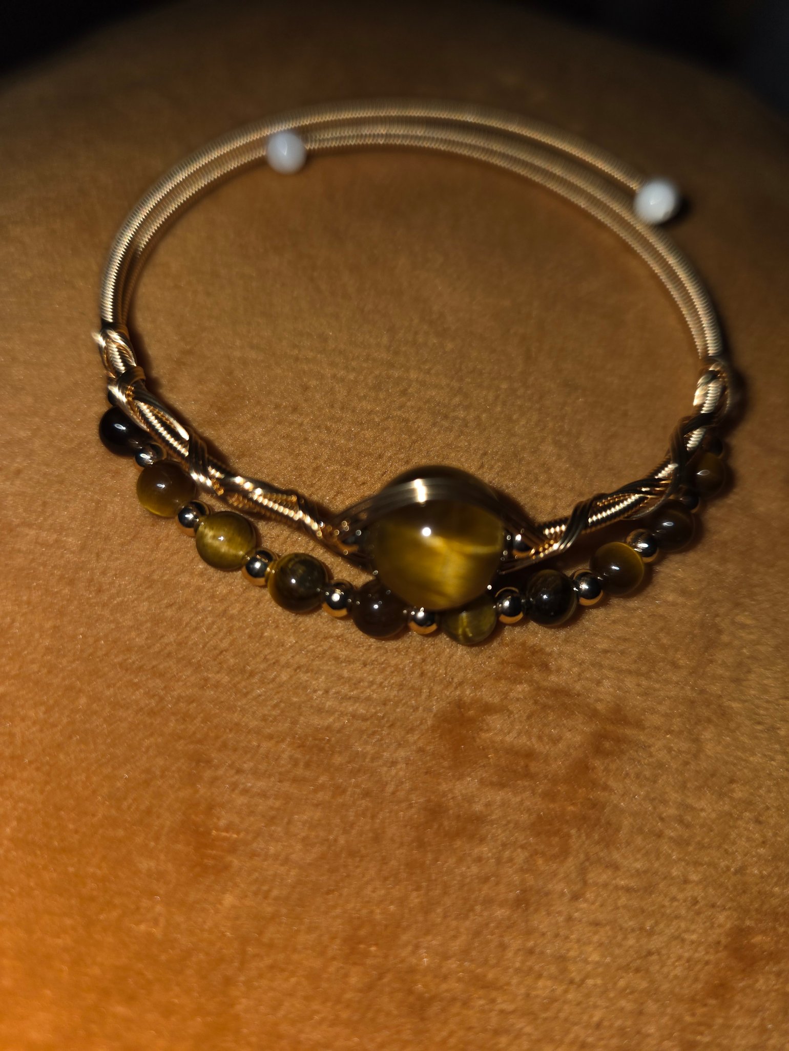Image of TIGER EYE BANGLE 🐅 