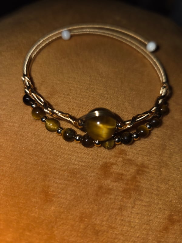 Image of TIGER EYE BANGLE 🐅 