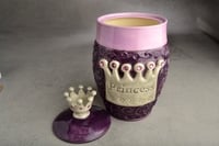 Image 5 of Princess Crown Urn / Treat Jar Made To Order by Symmetrical Pottery