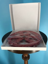 Image 2 of Burlington Recording 1/4" x 7" RED Scotch Vintage Style Trident Plastic Reel