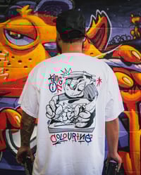 Image 1 of King Of Colouring - White T-Shirt
