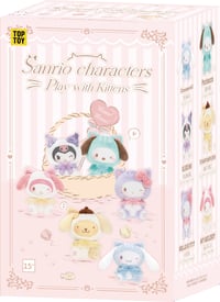 Image 3 of Play With Kittens Series Plush Keychains Gift Blind Box