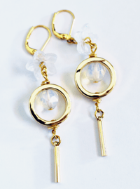Image 1 of LITTLE GARDENIA EARRINGS