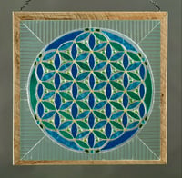 Image 1 of Flower of life in colors