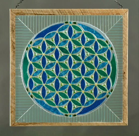 Image of Flower of life in colors