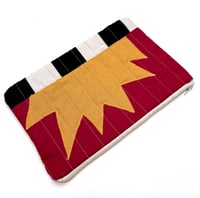 Image 1 of Spark Pouch Large- Red, Mustard and Monochrome