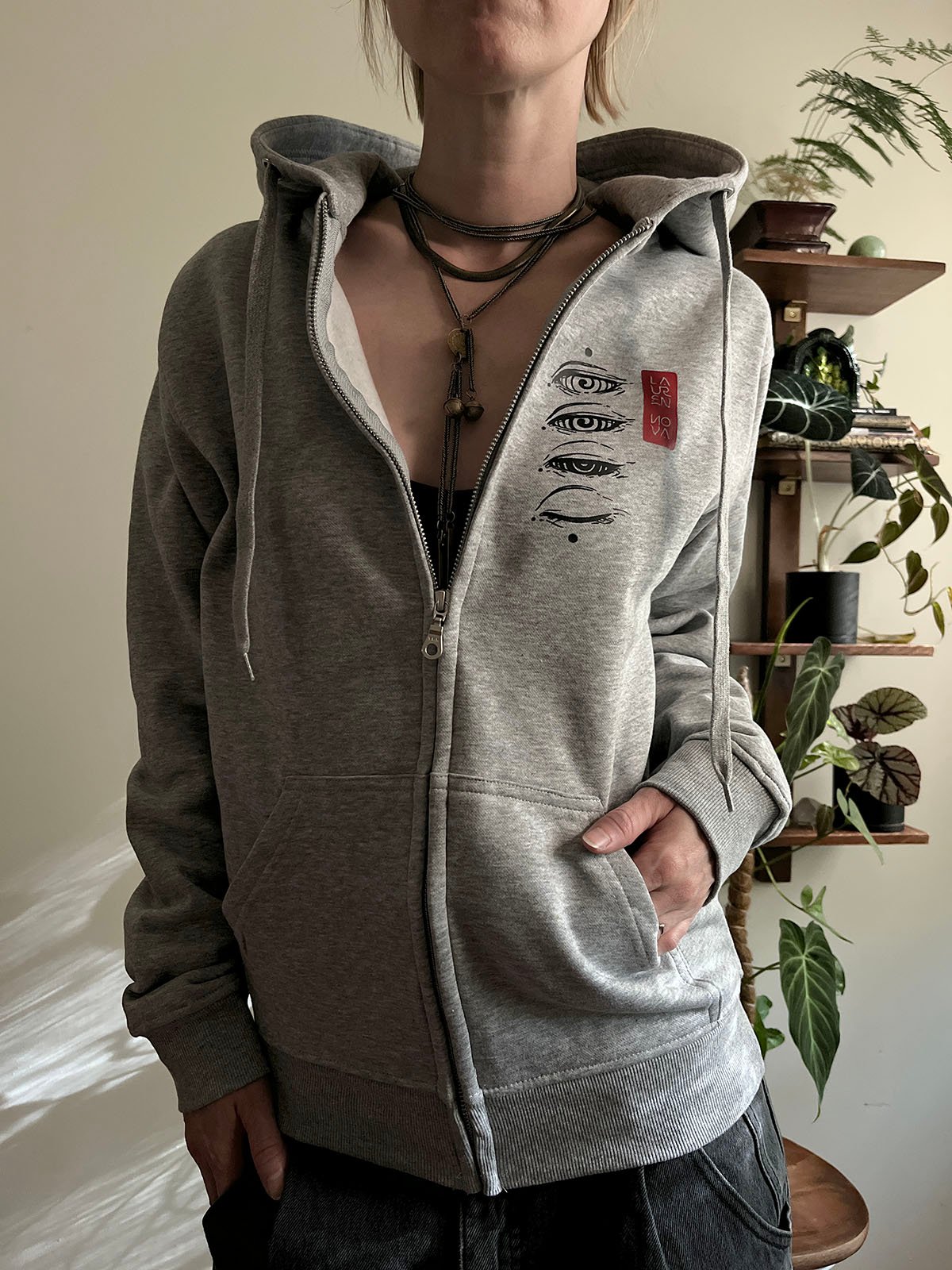 Image of Spiral River Zip-Up Hoodie