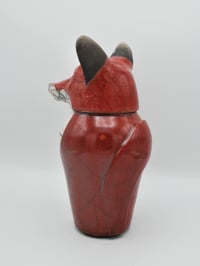 Image 5 of Raku Fox Jar