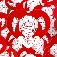 Image 4 of Gothic Nurse Vinyl Sticker