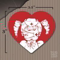 Image 3 of Gothic Nurse Vinyl Sticker