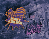 Mikky & The Doom Logo Magnet + Logo Sticker + Logo Button