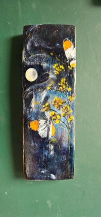 Image 1 of Moonlit Orange Tips, Scottish Stave Art 