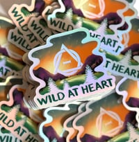 Wild at Heart - Therian theta-delta sticker