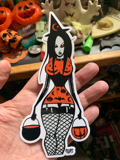 Image of NEW! TRIXIE TREAT       - STICKER  