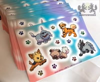 PokéDogs Sticker Sheet