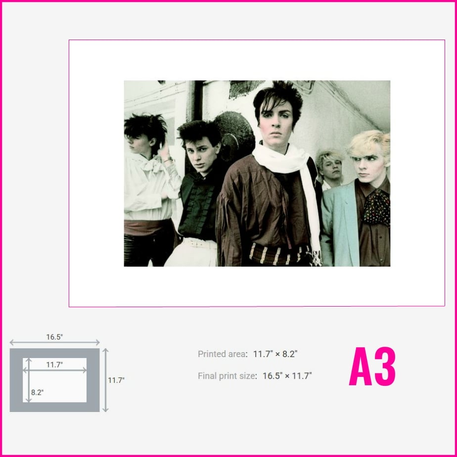 Image of Sale! Duran Duran outside studio during recording of Planet Earth  copy