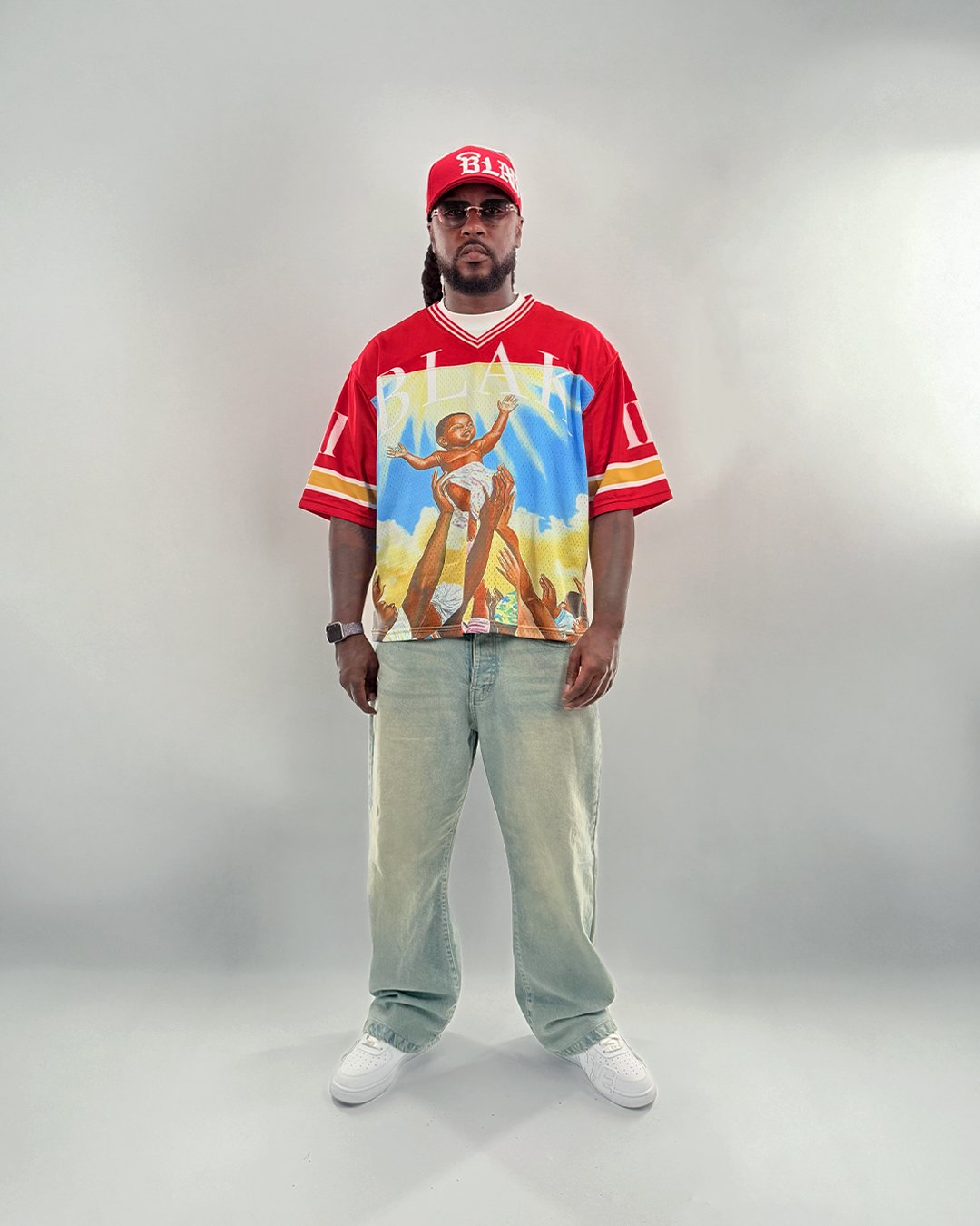 Image of The BLAK Chosen One Jeresey in Red