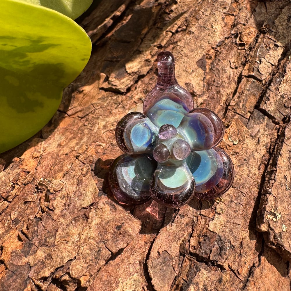 Dusty Purple Succulent Pendant