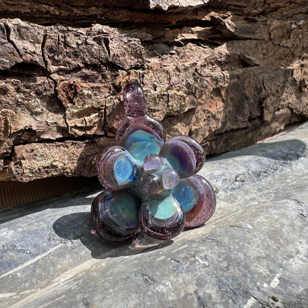Dusty Purple Succulent Pendant