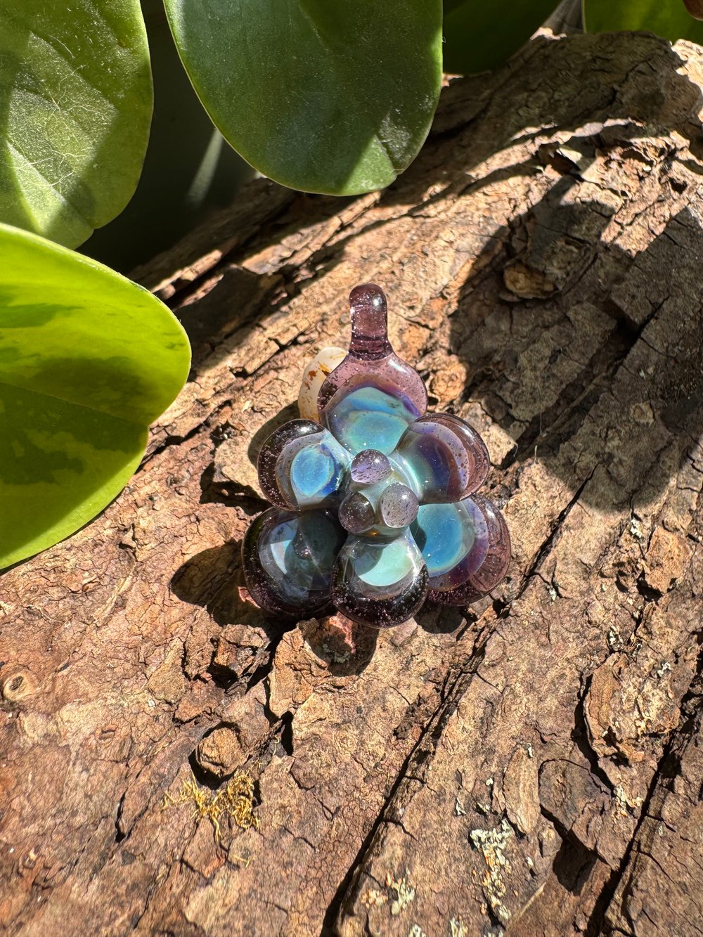 Dusty Purple Succulent Pendant