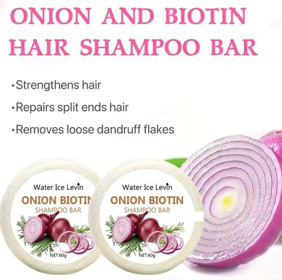 Image of Onion and Biotin Hair Shampoo Bar 