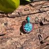 Aqua Implosion Pendant #2