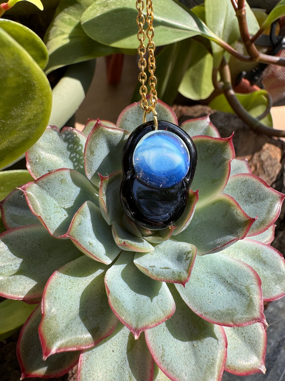Black & White Circles Pendant