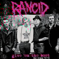 Image 1 of Rancid "Give Em The Boot -The  Demos 92-94" LP (pink vinyl)
