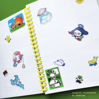 Image 3 of [Original] Breakfast Friends Stickerbook ✮ ⋆ ˚｡