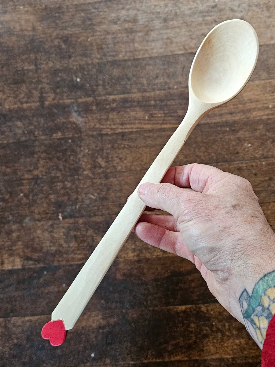 Image of Heart Cooking Soulspoon in Sycamore 