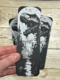 Image 1 of T-Rex Bookmark – Collector’s Edition in Greyscale